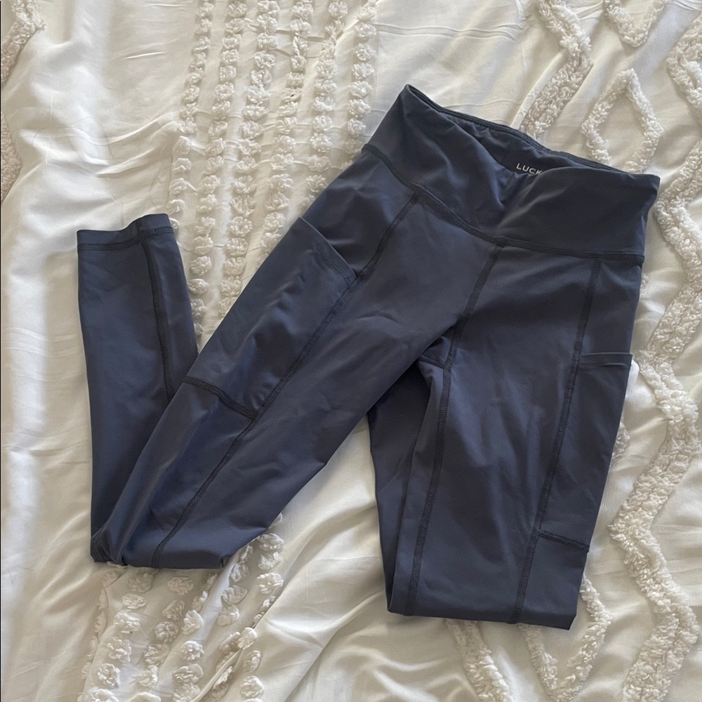 Lucky Brand Blue Gray Leggings